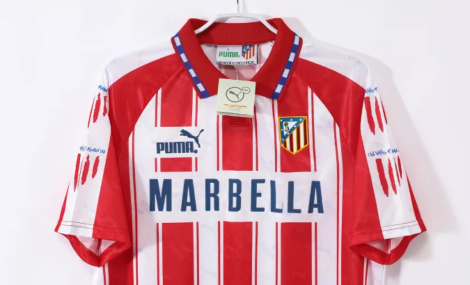 Atletico Madrid Home Retro Jersey 1994/95