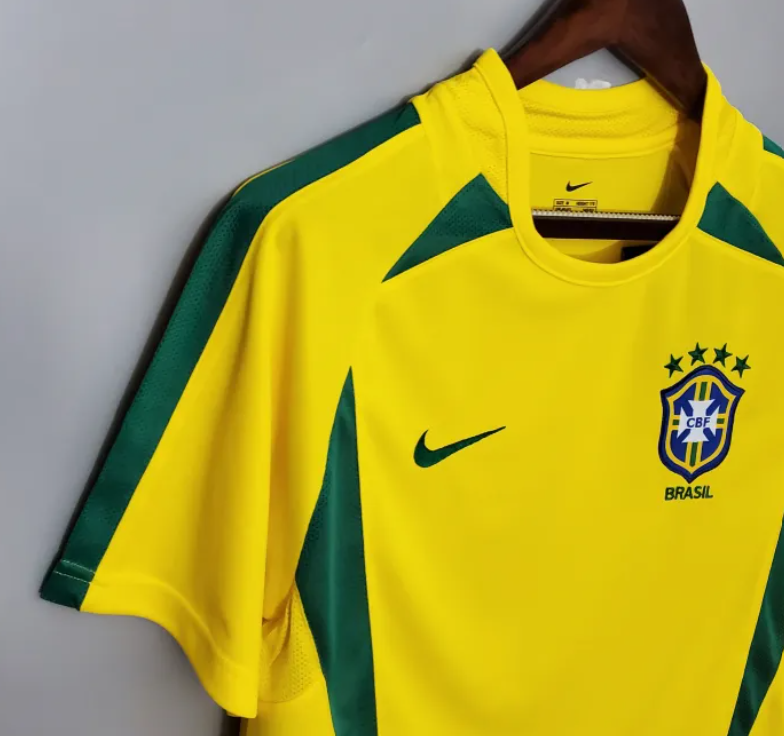 Brazil Home Retro Jersey 2002