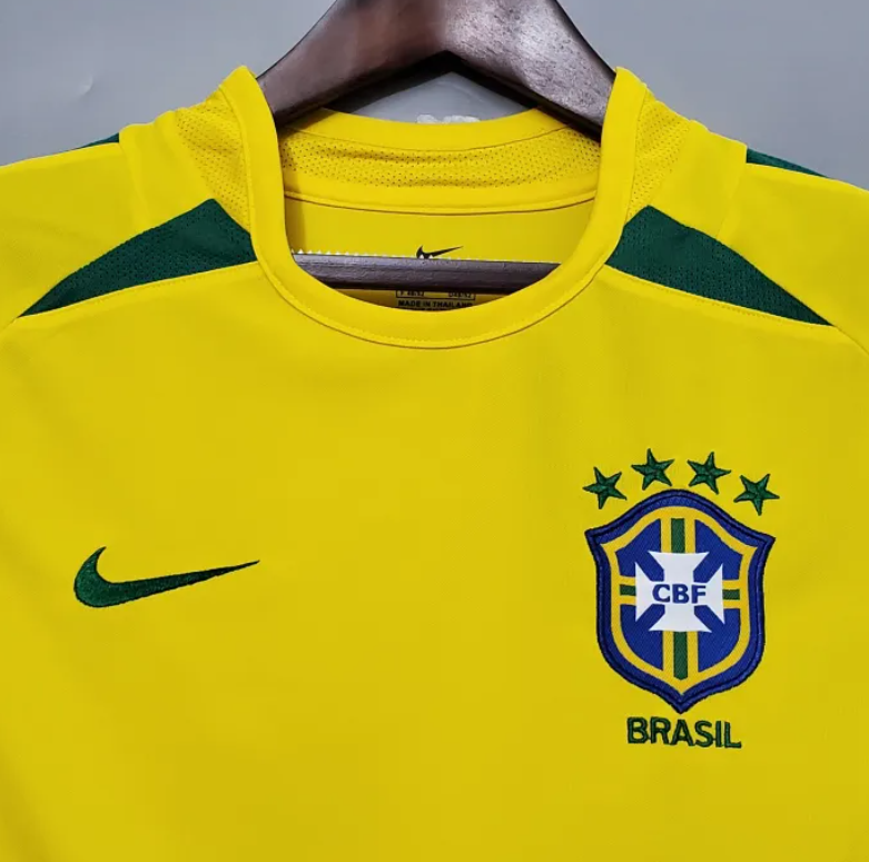Brazil Home Retro Jersey 2002