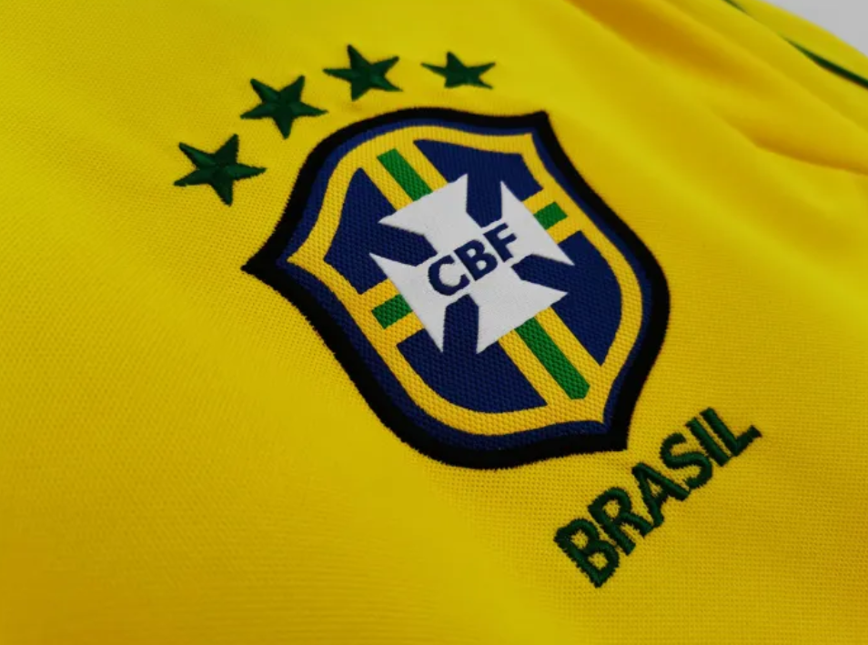 Brazil Home Retro Jersey 1998.