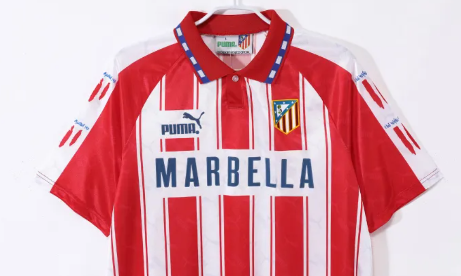 Atletico Madrid Home Retro Jersey 1994/95