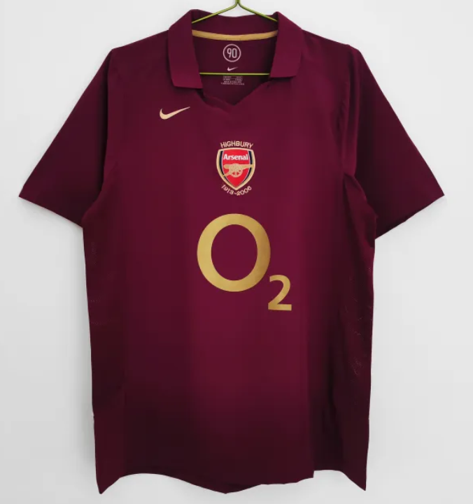 Arsenal Home Retro Jersey 05/06
