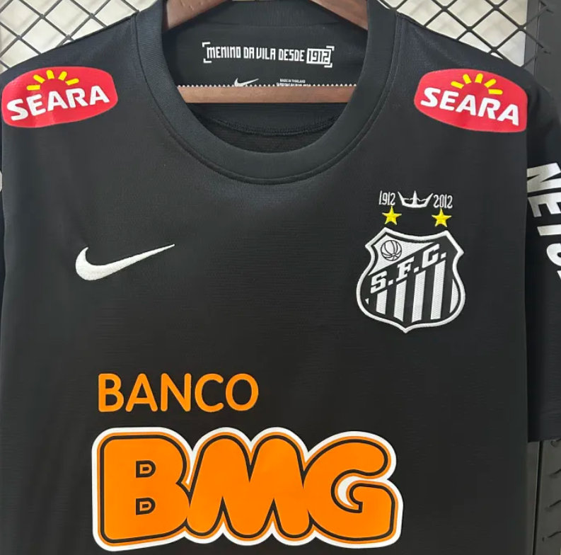 Santos Black Retro Man Jersey 2012/13