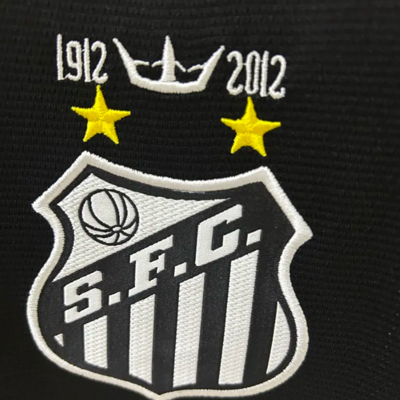 Santos Black Retro Man Jersey 2012/13
