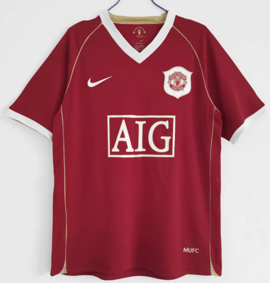 Manchester United Home Retro Jersey 06/07